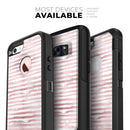 Karamfila Marble & Rose Gold Striped v5 - Skin Kit for the iPhone OtterBox Cases