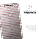 Karamfila Marble & Rose Gold Striped v5  - Protective Skin Wrap & Decal – Compatible with iPhone SE to iPhone 17 Pro Max (All Models)