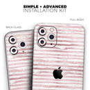 Karamfila Marble & Rose Gold Striped v5  - Protective Skin Wrap & Decal – Compatible with iPhone SE to iPhone 17 Pro Max (All Models)