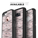 Karamfila Marble & Rose Gold Striped v8 - Skin Kit for the iPhone OtterBox Cases