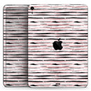 Karamfila Marble & Rose Gold Striped v8 - Full Body Skin Decal for the Apple iPad Pro 12.9", 11", 10.5", 9.7", Air or Mini (All Models Available)