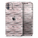 Karamfila Marble & Rose Gold Striped v8 - Vinyl Skin Wrap for iPhone 17 Pro Max, 17 Pro, 17 Air, 17, 16 & All Models — Soft Matte or Ultra Gloss