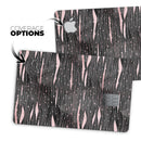 Karamfila Marble & Rose Gold Striped v9 - Premium Protective Decal Skin-Kit for the Apple Credit Card