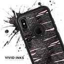 Karamfila Marble & Rose Gold Striped v9 - Skin Kit for the iPhone OtterBox Cases