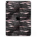 Karamfila Marble & Rose Gold Striped v9 - Full Body Skin Decal for the Apple iPad Pro 12.9", 11", 10.5", 9.7", Air or Mini (All Models Available)