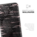 Karamfila Marble & Rose Gold Striped v9  - Protective Skin Wrap & Decal – Compatible with iPhone SE to iPhone 17 Pro Max (All Models)