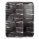 Karamfila Marble & Rose Gold Striped v9  - Protective Skin Wrap & Decal – Compatible with iPhone SE to iPhone 17 Pro Max (All Models)