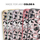 Karamfila Marble & Rose Gold v13  - Protective Skin Wrap & Decal – Compatible with iPhone SE to iPhone 17 Pro Max (All Models)