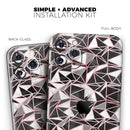 Karamfila Marble & Rose Gold v1  - Protective Skin Wrap & Decal – Compatible with iPhone SE to iPhone 17 Pro Max (All Models)