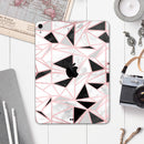Karamfila Marble & Rose Gold v2 - Full Body Skin Decal for the Apple iPad Pro 12.9", 11", 10.5", 9.7", Air or Mini (All Models Available)