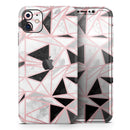 Karamfila Marble & Rose Gold v2  - Protective Skin Wrap & Decal – Compatible with iPhone SE to iPhone 17 Pro Max (All Models)