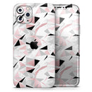 Karamfila Marble & Rose Gold v7  - Protective Skin Wrap & Decal – Compatible with iPhone SE to iPhone 17 Pro Max (All Models)