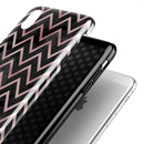 Karamfila Marble & Rose Gold Chevron v10 - iPhone X Swappable Hybrid Case