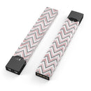 Karamfila Marble & Rose Gold Chevron v14 - Premium Decal Protective Skin-Wrap Sticker compatible with the Juul Labs vaping device