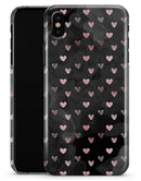 Karamfila Marble & Rose Gold Hearts v11 - iPhone X Clipit Case