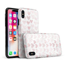 Karamfila Marble & Rose Gold Hearts v3 - iPhone X Swappable Hybrid Case