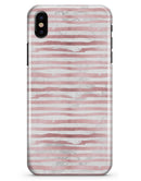 Karamfila Marble & Rose Gold Striped v5 - iPhone X Clipit Case