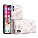 Karamfila Marble & Rose Gold Striped v5 - iPhone X Swappable Hybrid Case