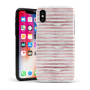Karamfila Marble & Rose Gold Striped v5 - iPhone X Swappable Hybrid Case