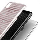 Karamfila Marble & Rose Gold Striped v5 - iPhone X Swappable Hybrid Case