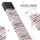 Karamfila Marble & Rose Gold Striped v8 - Premium Decal Protective Skin-Wrap Sticker compatible with the Juul Labs vaping device