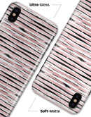 Karamfila Marble & Rose Gold Striped v8 - iPhone X Clipit Case