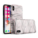 Karamfila Marble & Rose Gold Striped v8 - iPhone X Swappable Hybrid Case