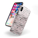 Karamfila Marble & Rose Gold Striped v8 - iPhone X Swappable Hybrid Case