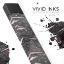 Karamfila Marble & Rose Gold Striped v9 - Premium Decal Protective Skin-Wrap Sticker compatible with the Juul Labs vaping device