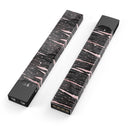 Karamfila Marble & Rose Gold Striped v9 - Premium Decal Protective Skin-Wrap Sticker compatible with the Juul Labs vaping device