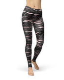 Karamfila Marble & Rose Gold v9 - All Over Print Womens Yoga Pants / Leggings / Workout Pants