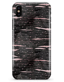 Karamfila Marble & Rose Gold Striped v9 - iPhone X Clipit Case