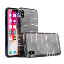 Karamfila Marble & Rose Gold Striped v9 - iPhone X Swappable Hybrid Case