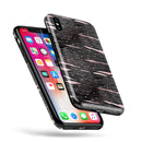 Karamfila Marble & Rose Gold Striped v9 - iPhone X Swappable Hybrid Case