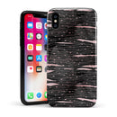 Karamfila Marble & Rose Gold Striped v9 - iPhone X Swappable Hybrid Case