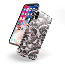 Karamfila Marble & Rose Gold v1 - iPhone X Swappable Hybrid Case