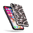 Karamfila Marble & Rose Gold v1 - iPhone X Swappable Hybrid Case