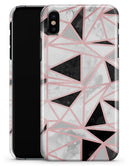 Karamfila Marble & Rose Gold v2 - iPhone X Clipit Case