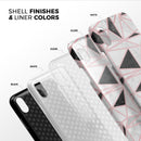 Karamfila Marble & Rose Gold v2 - iPhone X Swappable Hybrid Case