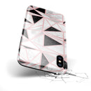 Karamfila Marble & Rose Gold v2 - iPhone X Swappable Hybrid Case