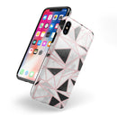 Karamfila Marble & Rose Gold v2 - iPhone X Swappable Hybrid Case