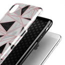 Karamfila Marble & Rose Gold v2 - iPhone X Swappable Hybrid Case