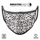 Karamfila Marble & Rose Gold v4 - Made in USA Mouth Cover Unisex Anti-Dust Cotton Blend Reusable & Washable Face Mask with Adjustable Sizing for Adult or Child