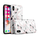 Karamfila Marble & Rose Gold v7 - iPhone X Swappable Hybrid Case