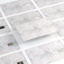 Karamfila Silver & Pink Marble V10 - Premium Protective Decal Skin-Kit for the Apple Credit Card