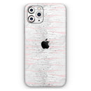 Karamfila Silver & Pink Marble V10  - Protective Skin Wrap & Decal – Compatible with iPhone SE to iPhone 17 Pro Max (All Models)