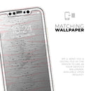 Karamfila Silver & Pink Marble V10  - Protective Skin Wrap & Decal – Compatible with iPhone SE to iPhone 17 Pro Max (All Models)