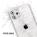 Karamfila Silver & Pink Marble V10  - Protective Skin Wrap & Decal – Compatible with iPhone SE to iPhone 17 Pro Max (All Models)