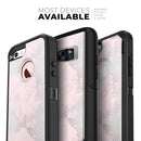 Karamfila Silver & Pink Marble V12 - Skin Kit for the iPhone OtterBox Cases