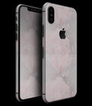 Karamfila Silver & Pink Marble V12 - iPhone XS MAX, XS/X, 8/8+, 7/7+, 5/5S/SE Skin-Kit (All iPhones Available)